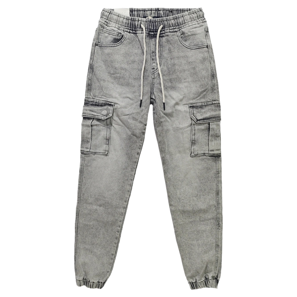 ustyle Ανδρικό παντελόνι τζιν Cargo Γκρι US-3415