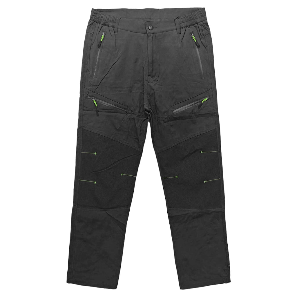 ustyle Λεπτό ανδρικό αδιάβροχο παντελόνι εργασίας Μαύρο US-6974