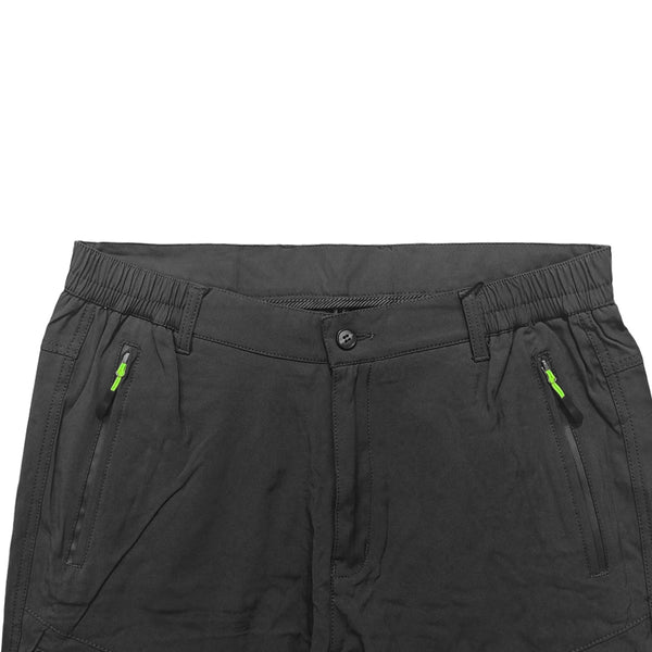 ustyle Λεπτό ανδρικό αδιάβροχο παντελόνι εργασίας Μαύρο US-6974