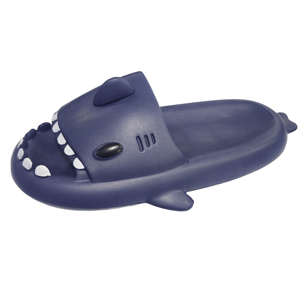 ustyle Ανδρικές Παντόφλες καλοκαιρινές αντιολισθητικές με σχέδιο καρχαρίας Μπλε US-250592