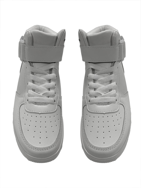 ustyle Γυναικεία sneakers σε μποτάκια Λευκό US-59638