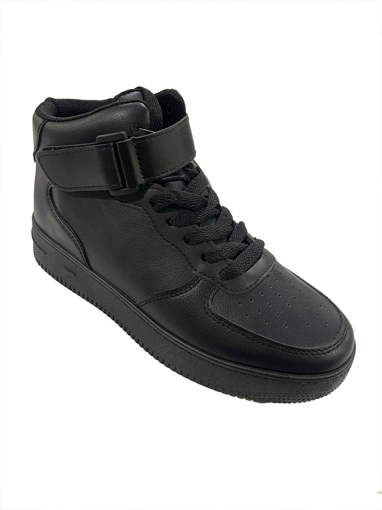 ustyle Γυναικεία sneakers σε μποτάκια μαύρο US-59638