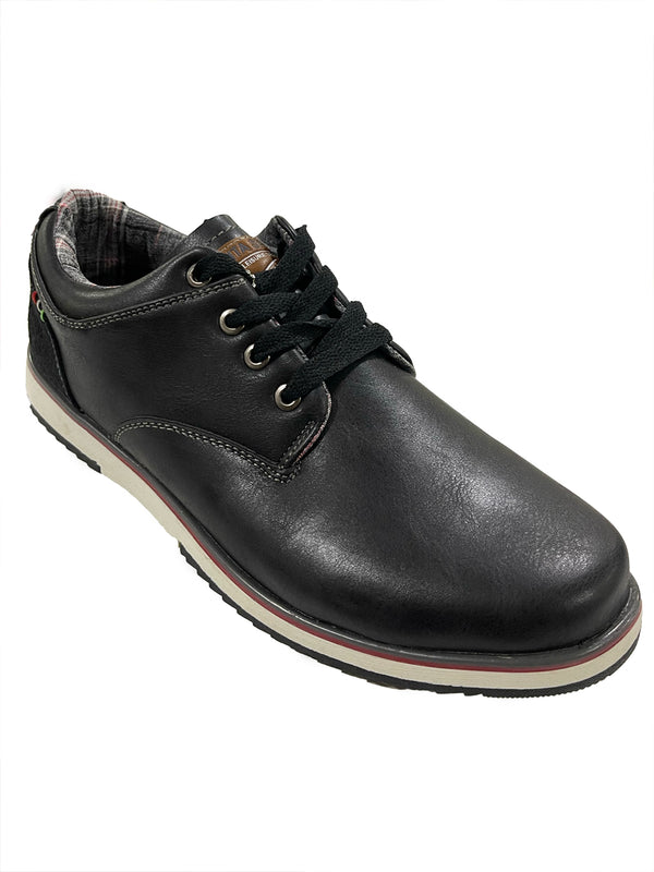 Ανδρικά casual παπούτσια δετά μαύρο US-705028