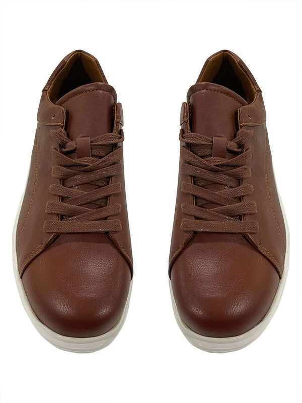 ustyle Ανδρικά παπούστια sneakers σε καφέ χρώμα US-22058