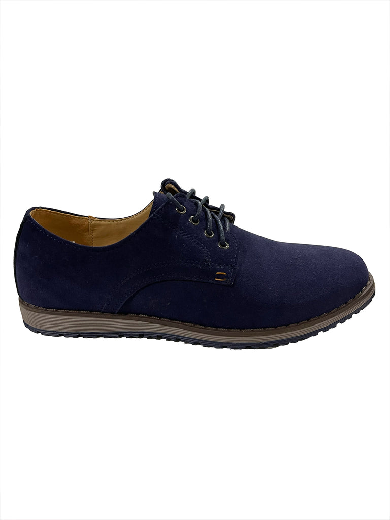 Ustyle Ανδρικά casual παπούτσια δετά suede Μπλε US-829318