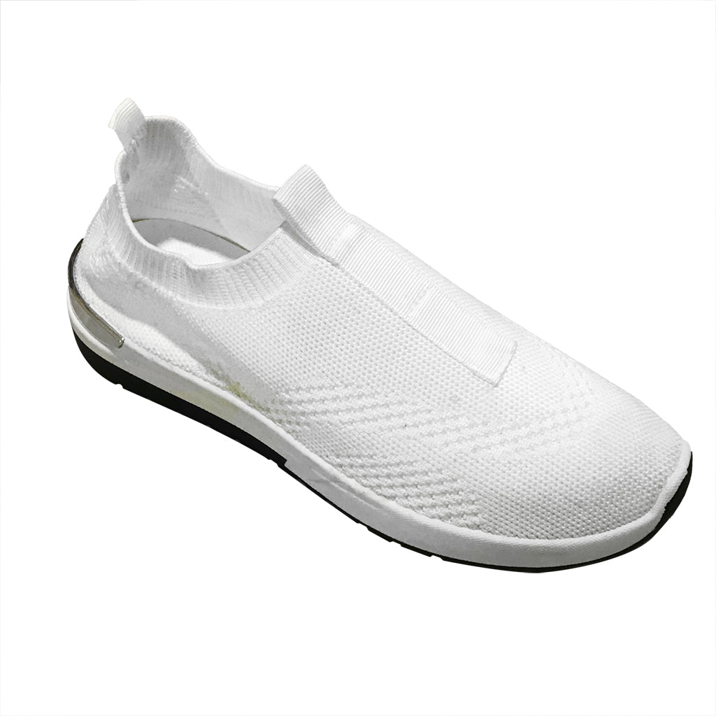 ustyle Γυναικεία sneakers αθλητικά παπούτσια τύπου κάλστα Λευκό US-A-17