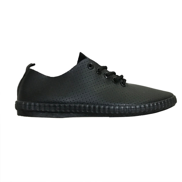 Γυναικεία sneakers δερματίνης μαύρο US-8528
