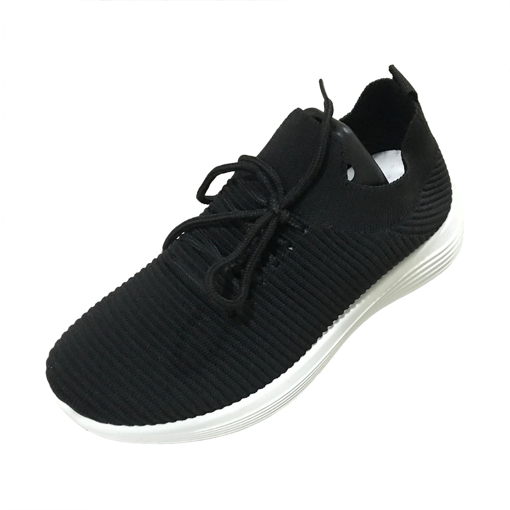 Γυναικεία sneakers αθλητικά παπούτσια τύπου κάλστα μαύρο US-212