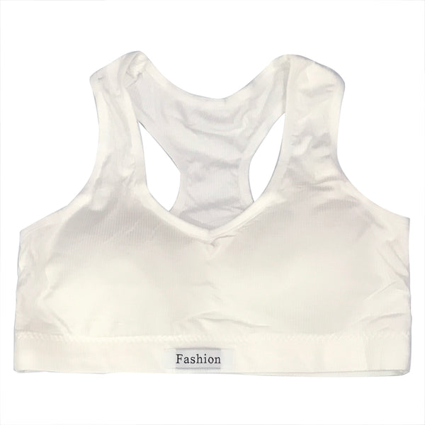 ustyle Γυναικείο σετ εσώρουχα βαμβακερά μπουστάκι με σλιπ λευκό US-8816