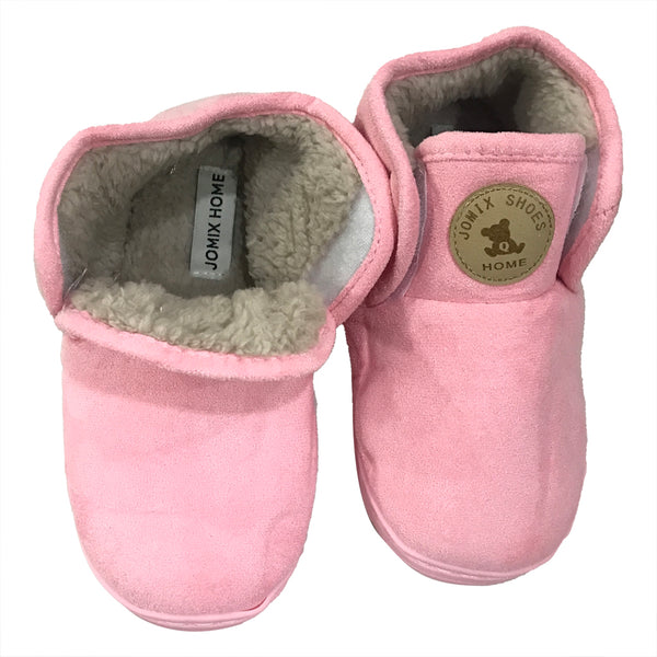 Κοριτσίστικες παντόφλες χειμερινές μποτάκια Ροζ US-8775