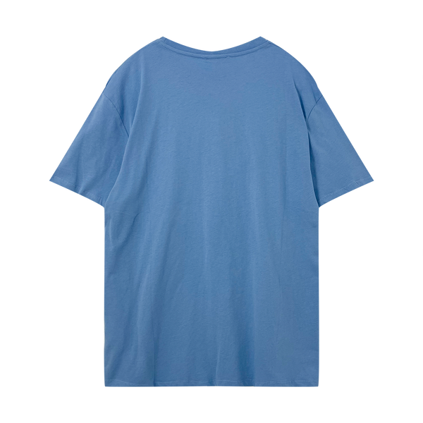 Ustyle Ανδρική Μπλούζα/T-shirt βαμβακερή κοντομάνικη μεγάλα μεγέθη σιέλ 874202