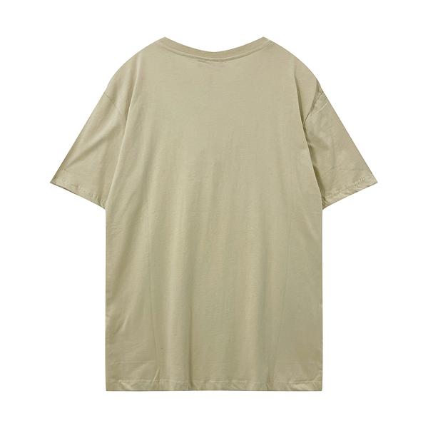Ustyle Ανδρική Μπλούζα/T-shirt βαμβακερή κοντομάνικη μεγάλα μεγέθη Μπεζ 874200