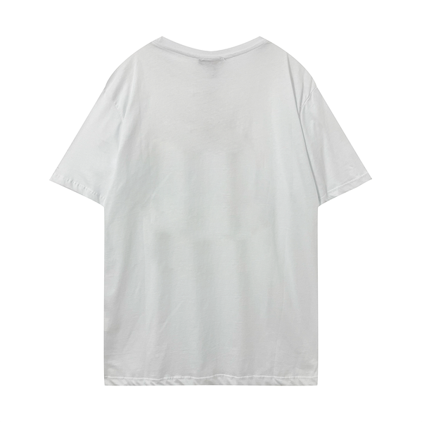 Ustyle Ανδρική Μπλούζα/T-shirt βαμβακερή κοντομάνικη μεγάλα μεγέθη λευκό 874200