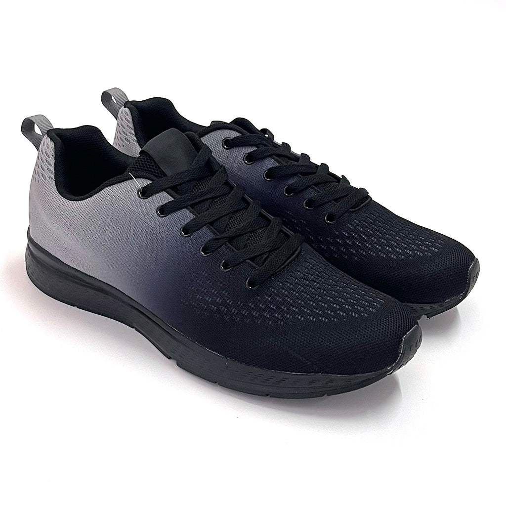 ustyle Ανδρικά αθλητικά παπούτσια μεγάλα μεγέθη US-81128-27 Μαύρο/Γκρι