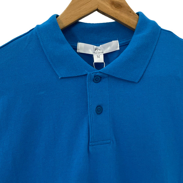 Ustyle Ανδρική βαμβακερή Μπλούζα Polo κοντομάνικη Γαλάζιο US-5024