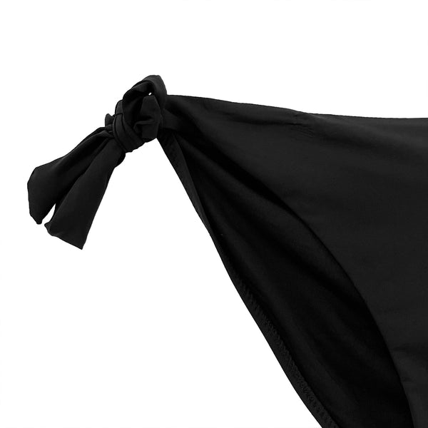Ustyle Γυναικεία μαγιό σλιπ με κορδόνια μεγάλα μεγέθη Μαύρο US-00988