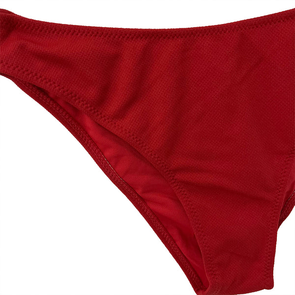 Ustyle Γυναικεία μαγιό σετ μπικίνι με τοπ μπουστάκι Κόκκινο US-35338