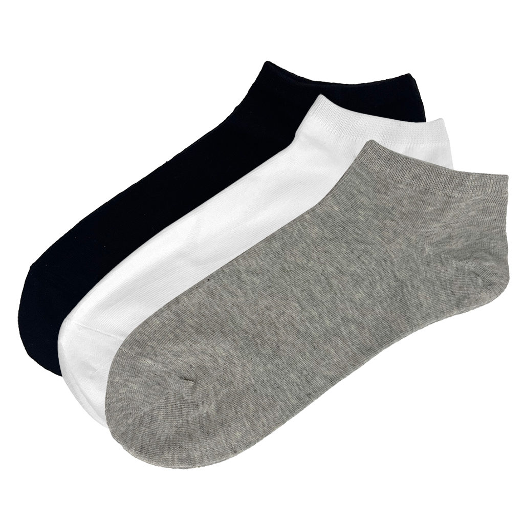 ustyle Ανδρικές κοντές Κάλτσες αστραγάλου βαμβακερές 3 ζεύγη Πολύχρωμο 41-46