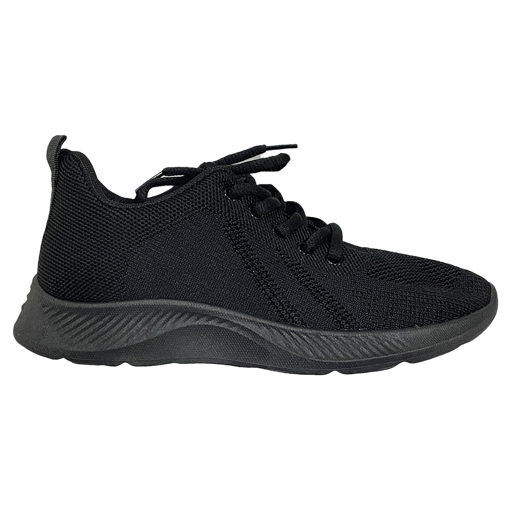 Γυναικεία sneakers αθλητικά παπούτσια πάνινα μαύρο US-8002