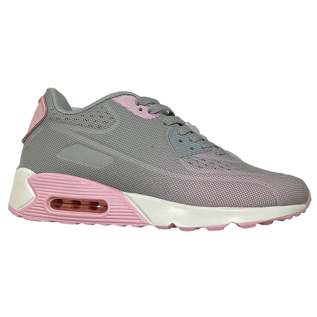 Γυναικεία sneakers αθλητικά παπούτσια Αερόσολα Γκρι/Ροζ US-K3-6