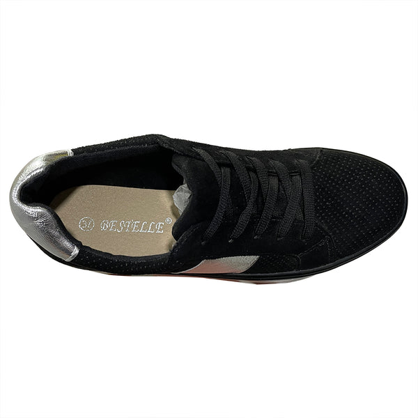 Γυναικεία sneakers με χοντρή σόλα μαύρο US-88-10