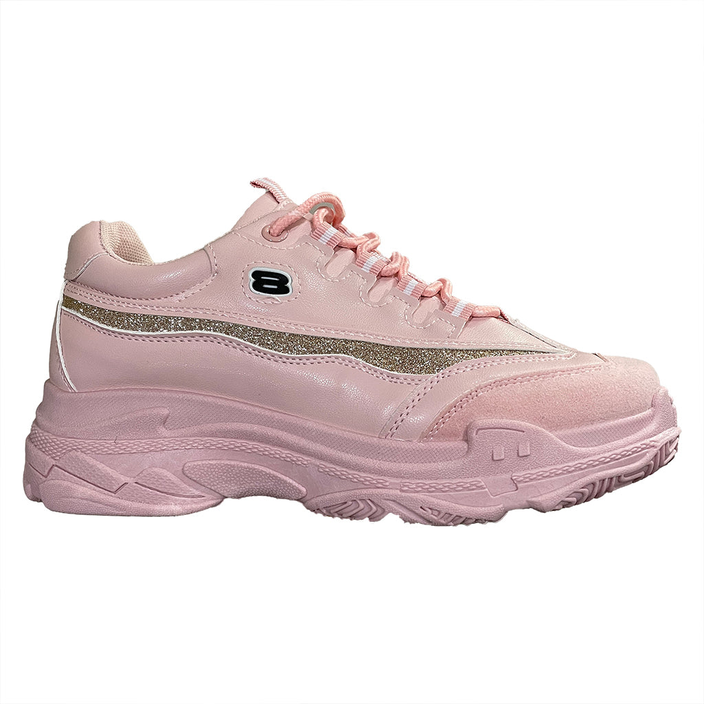 Γυναικεία sneakers με χοντρή σόλα Ροζ US-8170
