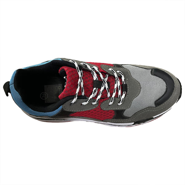ustyle Γυναικεία sneakers αθλητικά παπούτσια Γκρι/Κόκκινο US-006