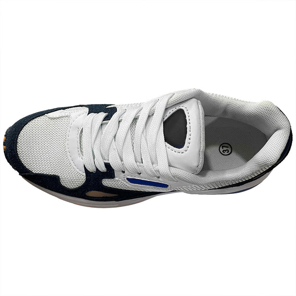 Γυναικεία sneakers αθλητικά παπούτσια λευκό/Μπλε US-1315