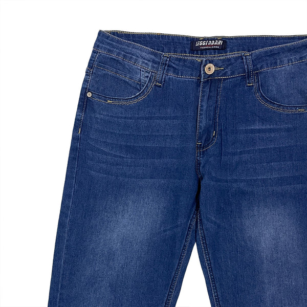 Ανδρικό παντελόνι τζιν ίσια γραμμή US-2486 Μπλε
