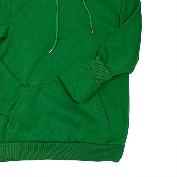 Ανδρικό φούτερ με κουκούλα fleece πράσινο US-6865