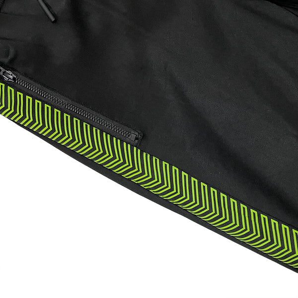Ανδρικό παντελόνι φόρμας joggers με fleece Μαύρο US-XEK-04