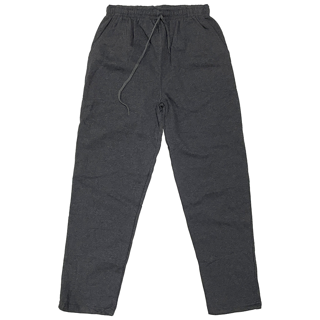 Ανδρικό παντελόνι φόρμας 100% βαμβακερό ίσια γραμμή σκούρο γκρι US-8979