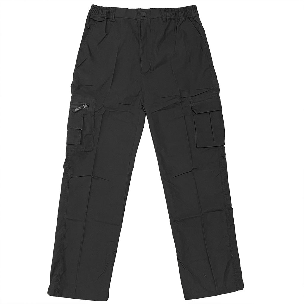 Ανδρικό παντελόνι εργασίας χειμερινό με επένδυση fleece US-63738 Μαύρο