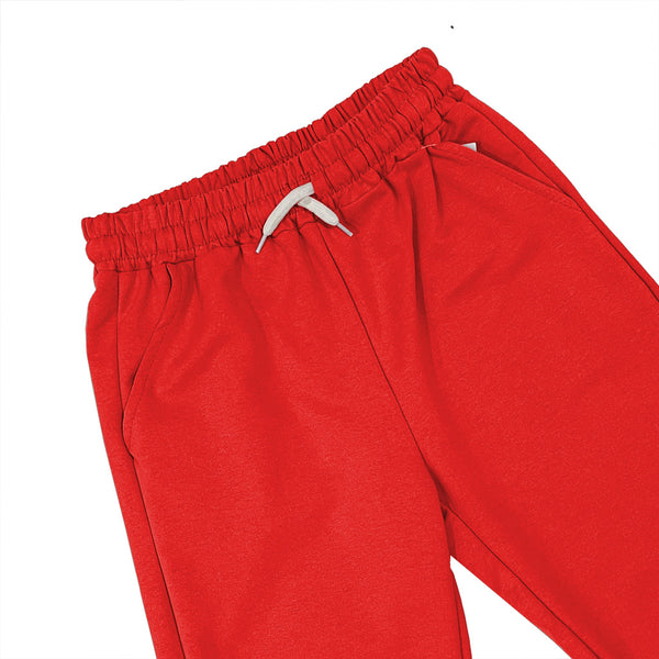 Γυναικεία φόρμα παντελόνι joggers βαμβακερό Με λάστιχο US-J-3478 Κόκκινο