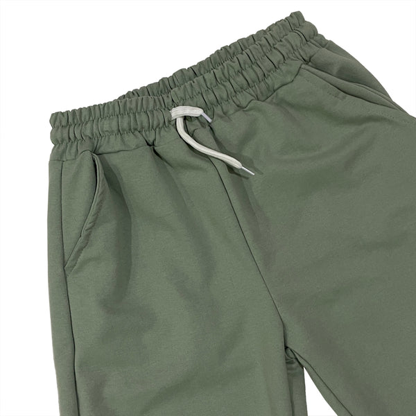 Γυναικεία φόρμα παντελόνι joggers βαμβακερό Με λάστιχο US-J-3478 Πράσινο