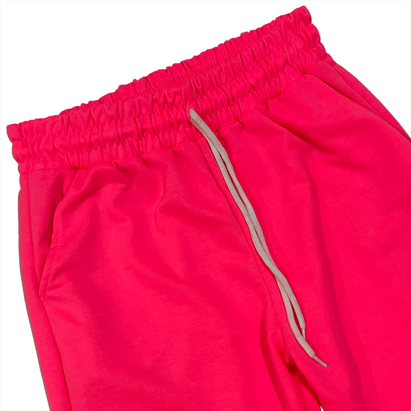 Γυναικεία φόρμα παντελόνι joggers βαμβακερό Με λάστιχο US-J-3478 Κοραλί