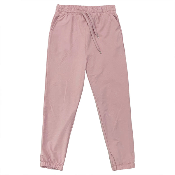 Γυναικείο σετ φόρμας μπλούζα κοντή+παντελόνι Ροζ US-A-006