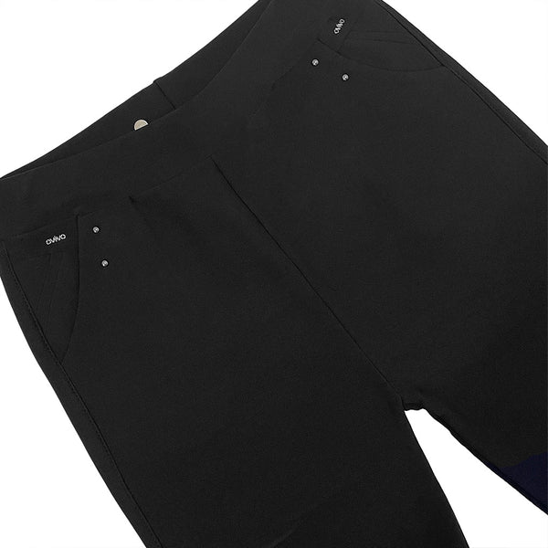 Γυναικείο κολάν παντελόνι με επένδυση FLEECE US-6276-3031 Μαύρο