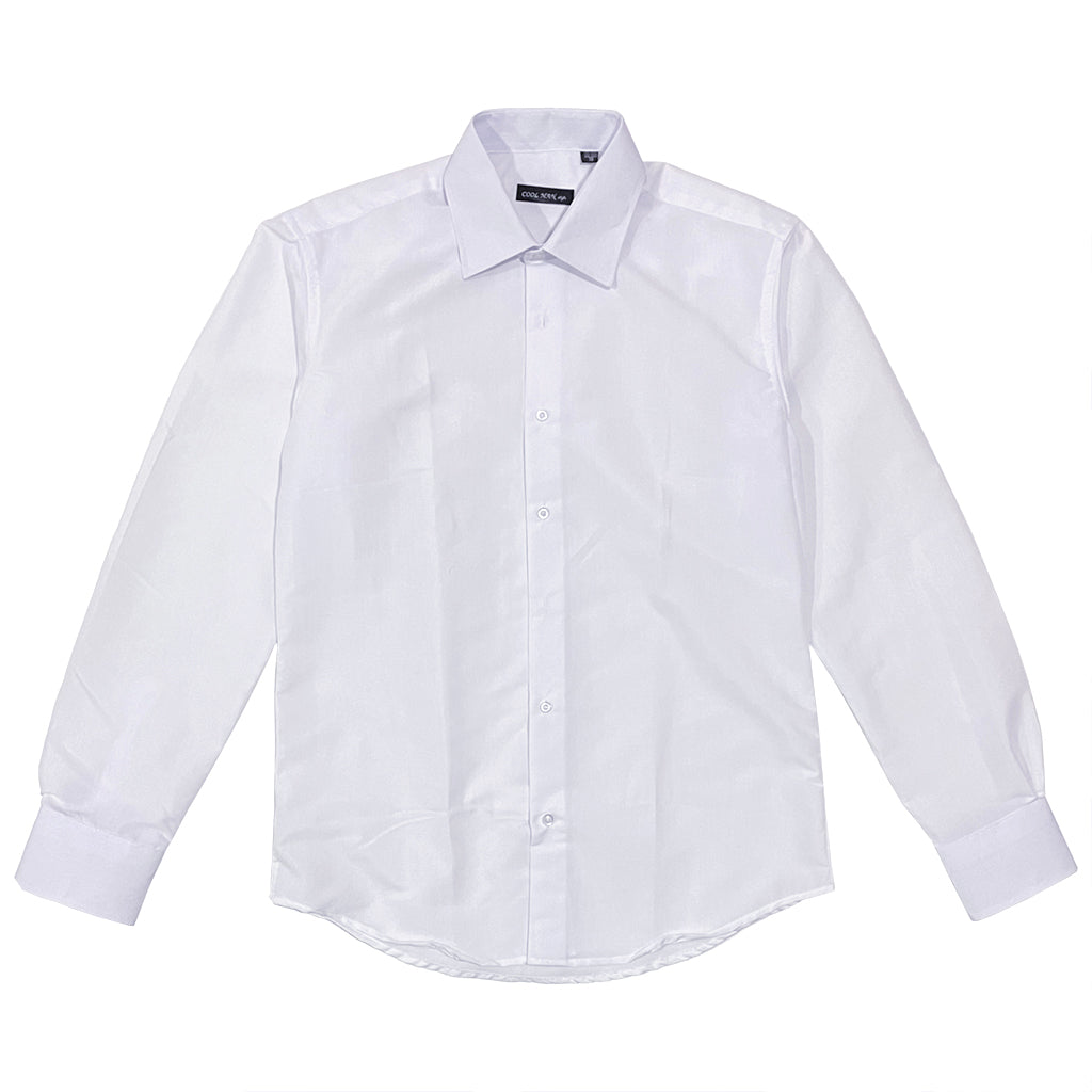 ustyle Ανδρικό πουκάμισο μακρυμάνικο χωρίς τσέπη US-98338 Λευκό