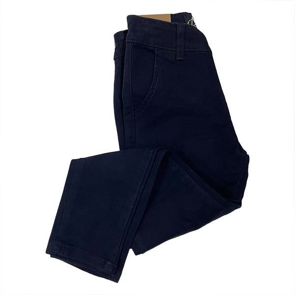 ustyle Αγορίστικο υφασμάτινο παντελόνι chinos US-89018 σε μπλε χρώμα