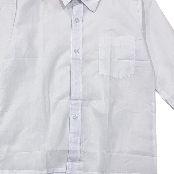 ustyle Αγορίστικο λευκό πουκάμισο παρέλασης με τσέπη US-158