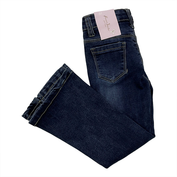 Κοριτσίστικο τζιν παντελόνι καμπάνα μπλε US-0568