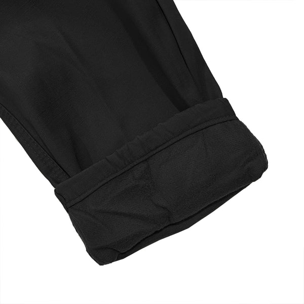 Ανδρικό παντελόνι εργασίας χειμερινό με επένδυση fleece US-63738 Μαύρο