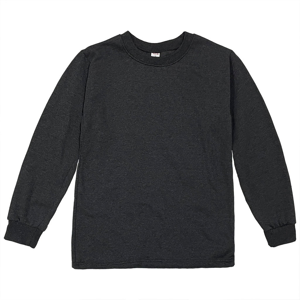 Ανδρικό φούτερ μπλούζα βαμβακερή με fleece γκρι US-823409