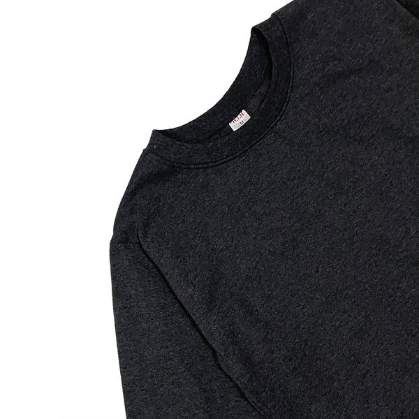 Ανδρικό φούτερ μπλούζα βαμβακερή με fleece γκρι US-823409