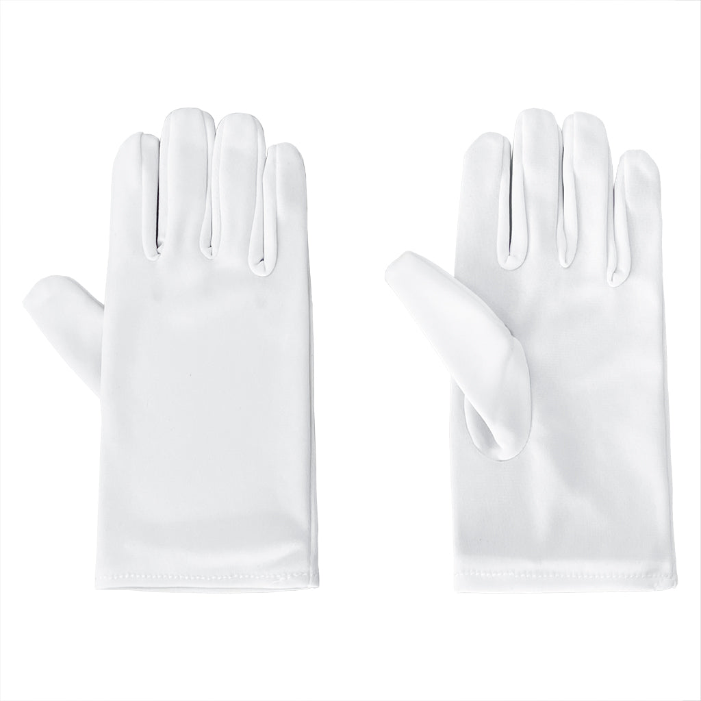 Παιδικά γάντια παρέλασης US-120025 Λευκό