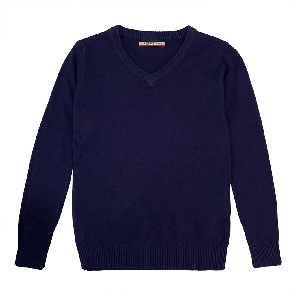 Παιδικό Μπλουζάκι πουλόβερ τύπου V μπλε US-32018