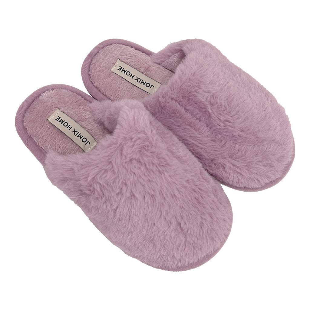 ustyle Κοριτσίστικες χειμωνιάτικες παντόφλες γούνινες 30-35 US-97568 Μωβ