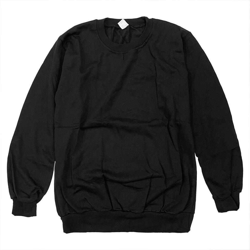 Ανδρικό φούτερ μπλούζα 100% βαμβάκι με fleece Μαύρο US-1834729