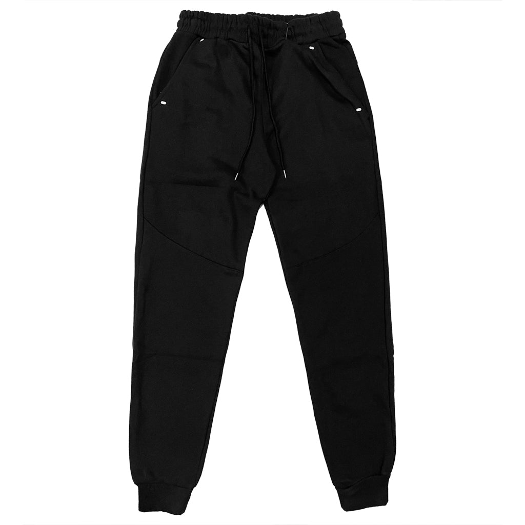 Ustyle Ανδρικό παντελόνι φόρμας joggers με φλις Μαύρο US-35259